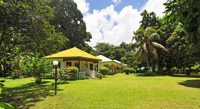 CHALET BAMBOO VERT - La Digue