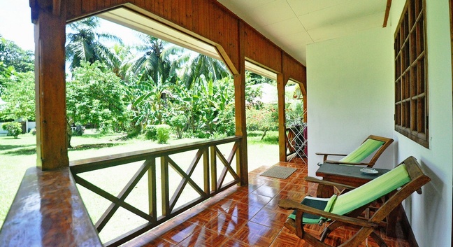 CHALET BAMBOO VERT - La Digue