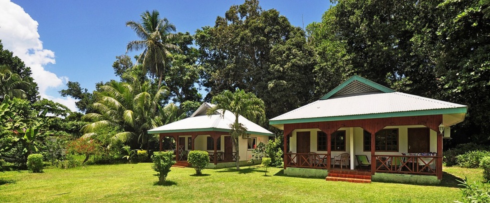 CHALET BAMBOO VERT - La Digue