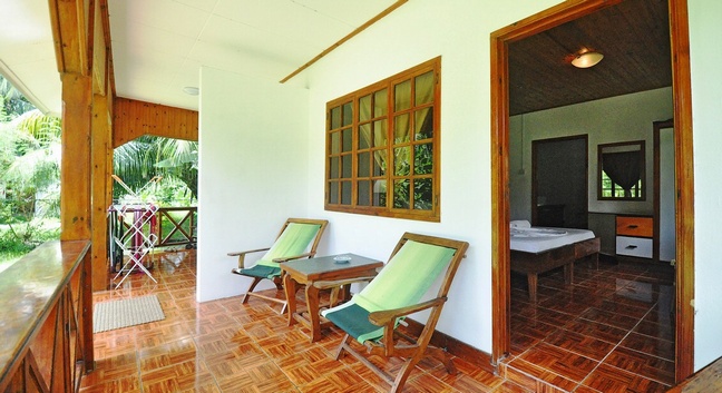 CHALET BAMBOO VERT - La Digue