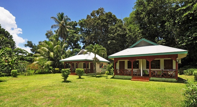 CHALET BAMBOO VERT - La Digue