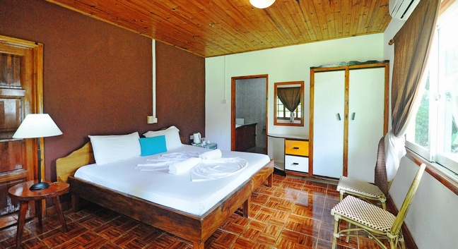 CHALET BAMBOO VERT - La Digue